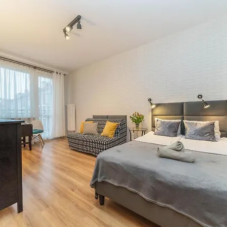 Apartment Przytulne Z Balkonem, 150m Od Dworca Glowny Gdansk